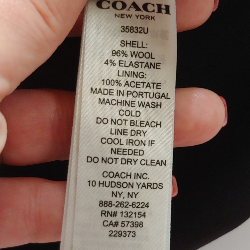 SOLD Coach 1941 Inverted-Pleat A-Line Skirt NWOT - Picture 6 of 6